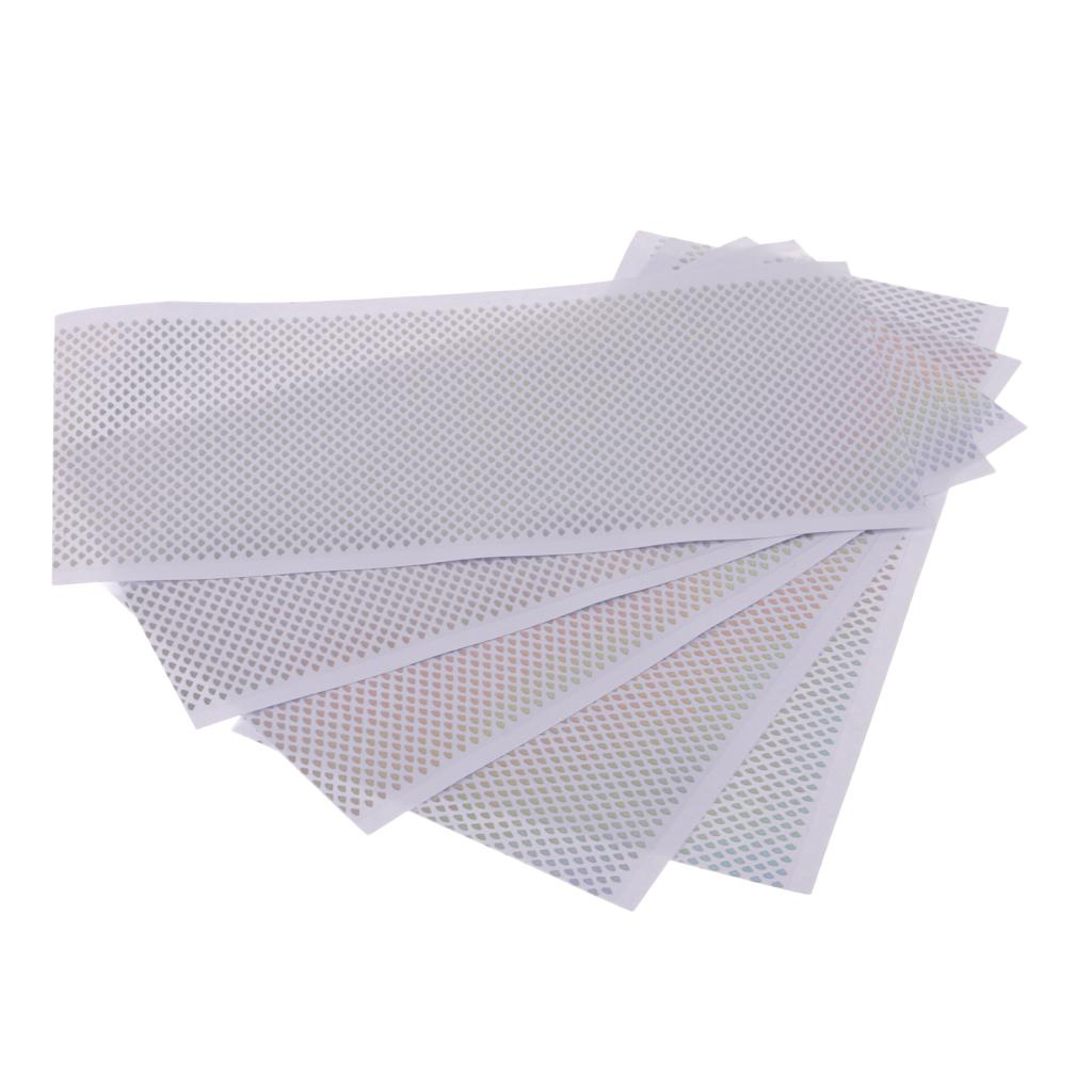 5pcs Waterproof Fishing Lure Scale Holographic Tape Fly Tying Materials S