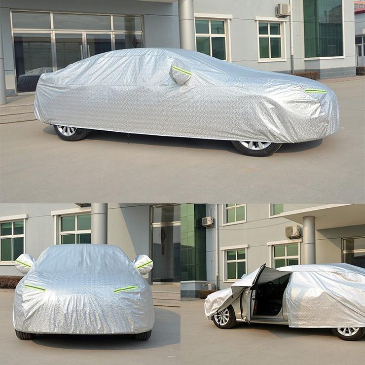 Bạt che phủ xe ô tô 5 chỗ KIA MORNING chống nắng mưa - bạt trùm xe ô tô 3 lớp chống nóng không thấm nước