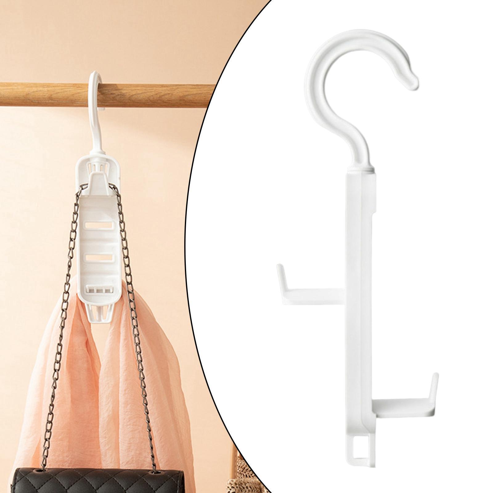 Swivel Hook Rack Hanger Decorative Hanging Storage Hanging Bag for Wardrobe