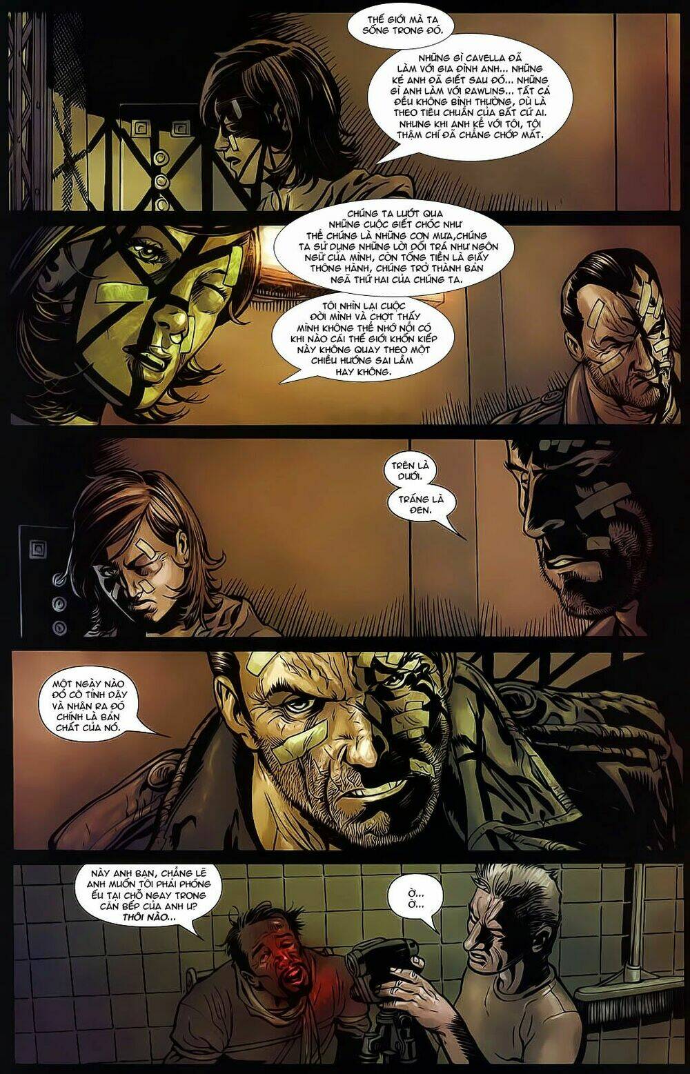 the punisher: trên là dưới & trắng là đen chapter 6 15