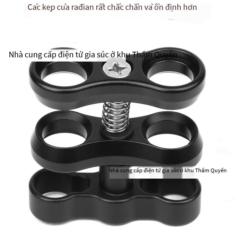 Vận Chuyển Nhanh Lặn Kẹp Bướm Gopro11 10 9 8 Đèn Lặn Kẹp Cánh Tay Phụ Kiện Chụp Ảnh Lấp Đầy Ánh Sáng Camera Adapter Đầu Bóng