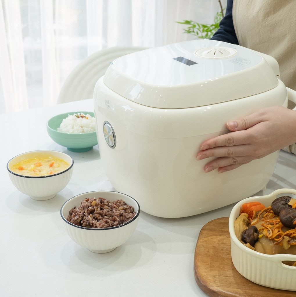 Nồi Cơm Điện Giảm Đường Đa Năng 1,6L Haatz HRC160 Lòng Nồi inox316 Bảng Điều Khiển Oled - Hàng Chính Hãng