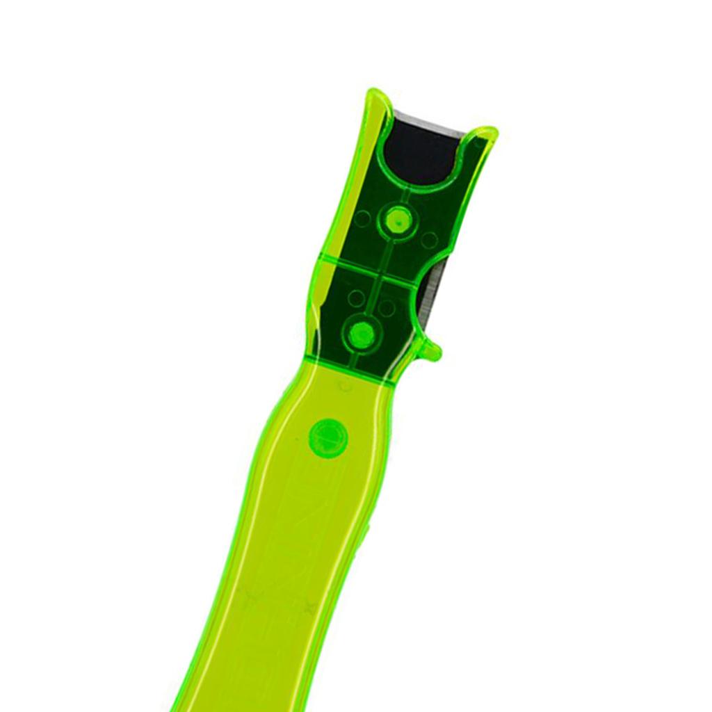 Heavy Duty Outdoor Archery Scraper Bow Stripper Feather Fletching Green