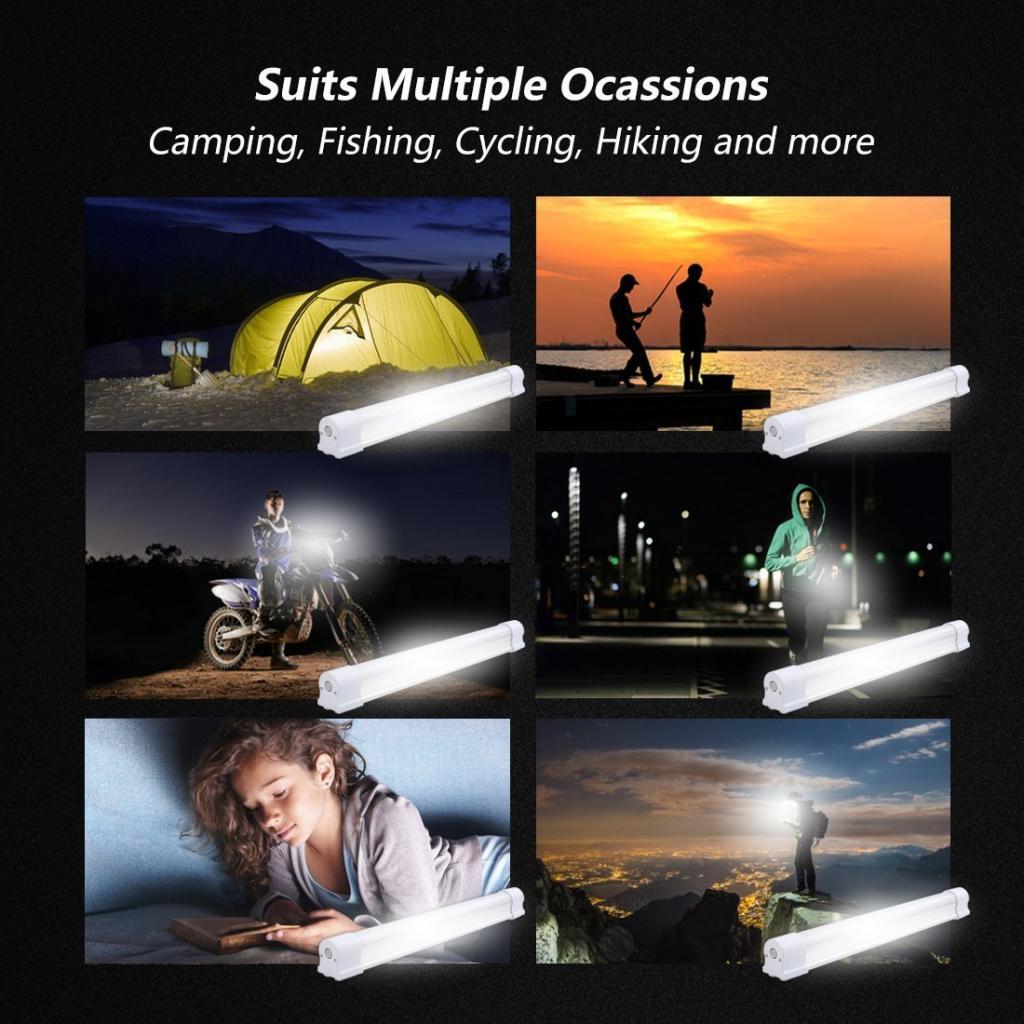 LED Emergency Light Warm White White USB Rechargeable Outdoor Camping Lamp