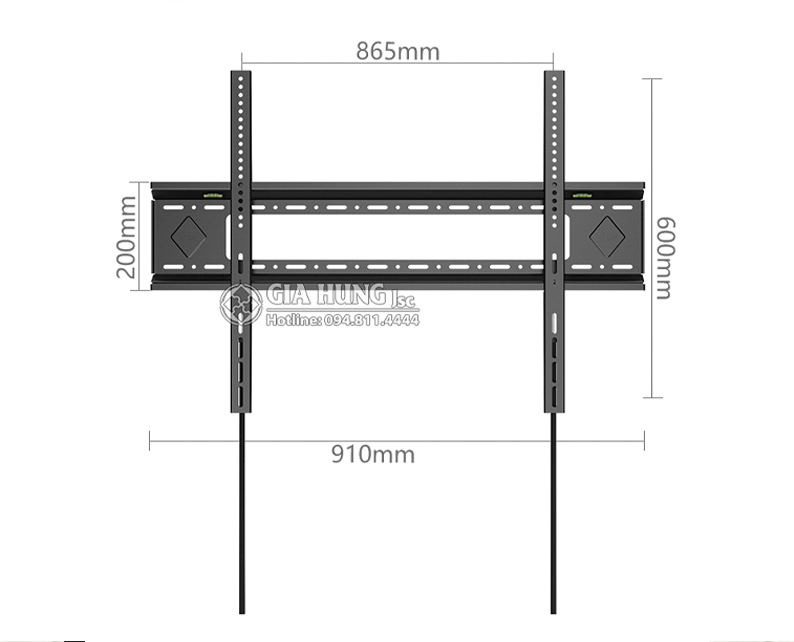 Giá treo ti vi màn hình lớn Kaloc E85 Nhập Khẩu (60-100 inch)