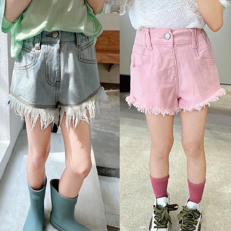 CV10 Size90-130 quần jean short bé gái Thời trang trẻ Em hàng quảng châu