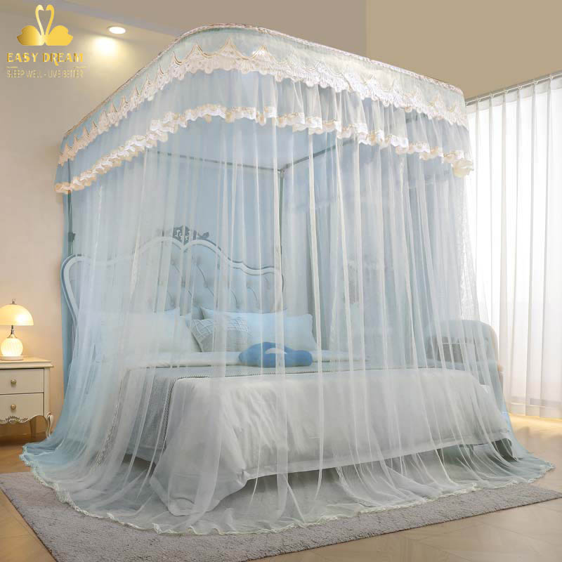 Mùng khung không khoan tường cao cấp EASY DREAM -Màn ngủ chống muỗi kiểu dáng công chúa hiện đại mẫu mới
