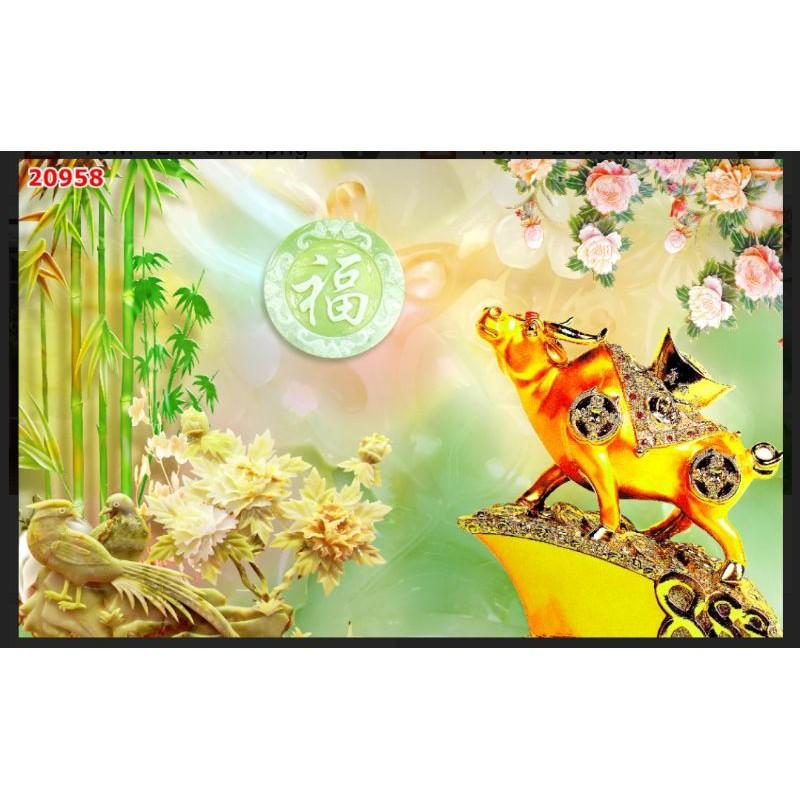 Tranh dán tường 3D
