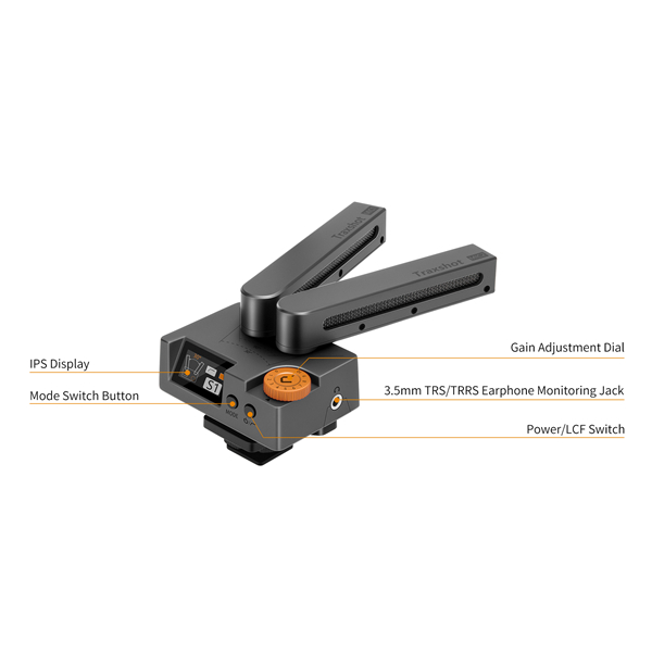 Comica Traxshot - Micro Super Cardioid, Thu Âm Định Hướng Cho Máy Ảnh, Điện Thoại - Hàng Chính Hãng