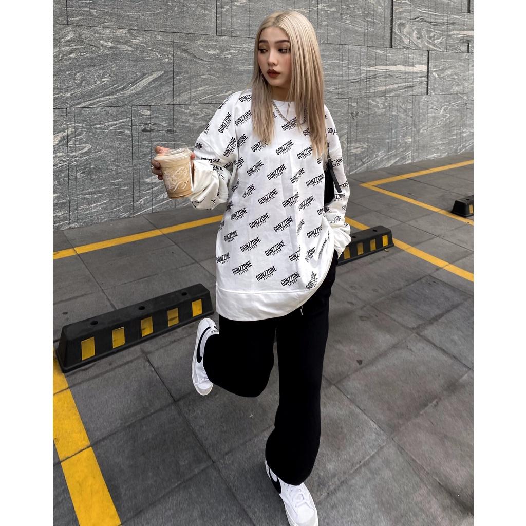 Áo Sweater Form Rộng Mùa Đông Sweater Gozzone - Màu Trắng