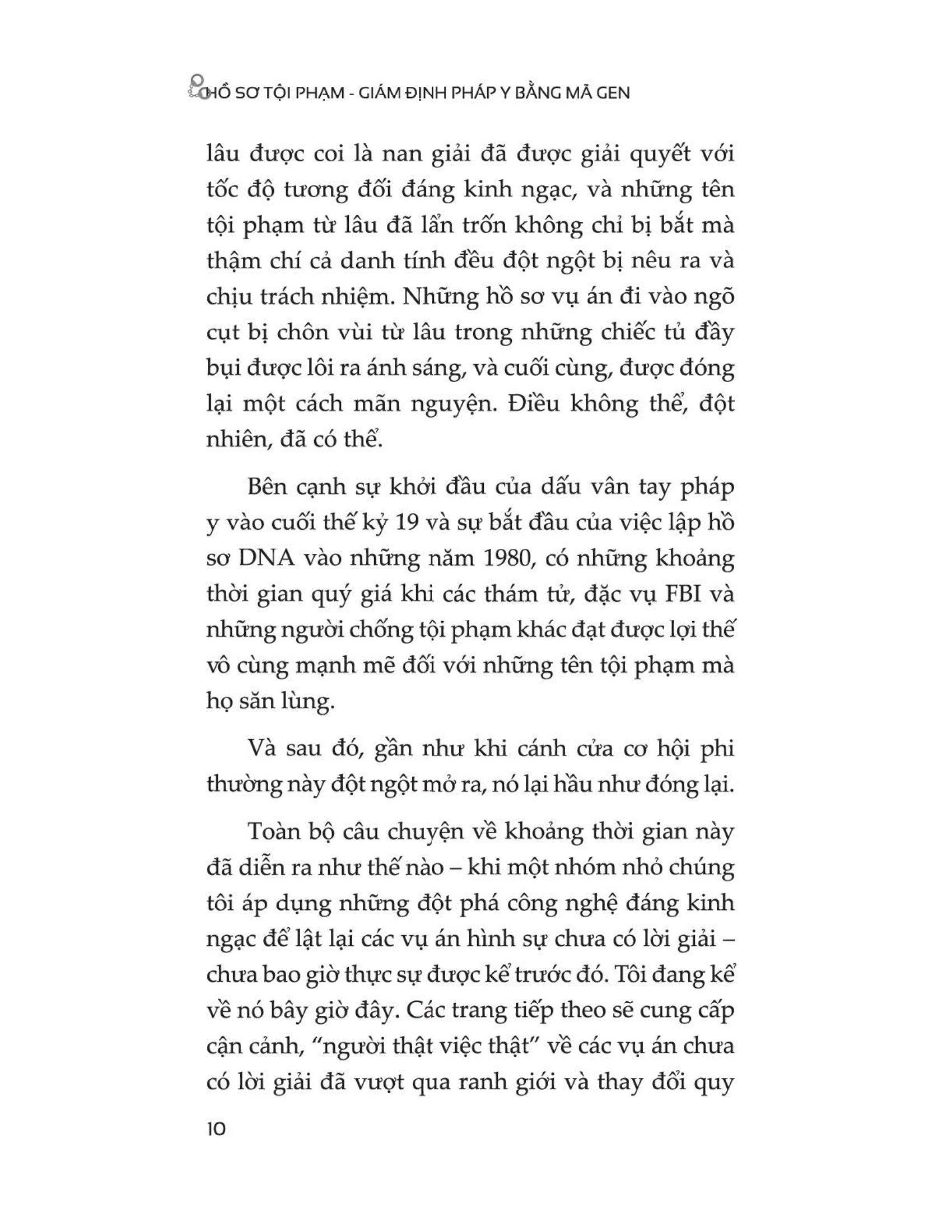 Hồ Sơ Tội Phạm - Giám Định Pháp Y Bằng Mã Gen