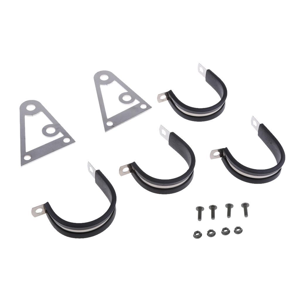 Pair Motorcycle Motorbike Universal Headlight Stealth Mounting Bracket for Chopper Bobber Street Bike Cafe Racer