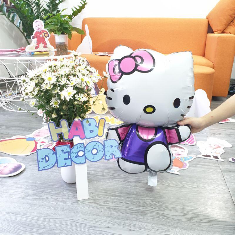 Bóng nhôm hello kitty trang trí sinh nhật bé gái