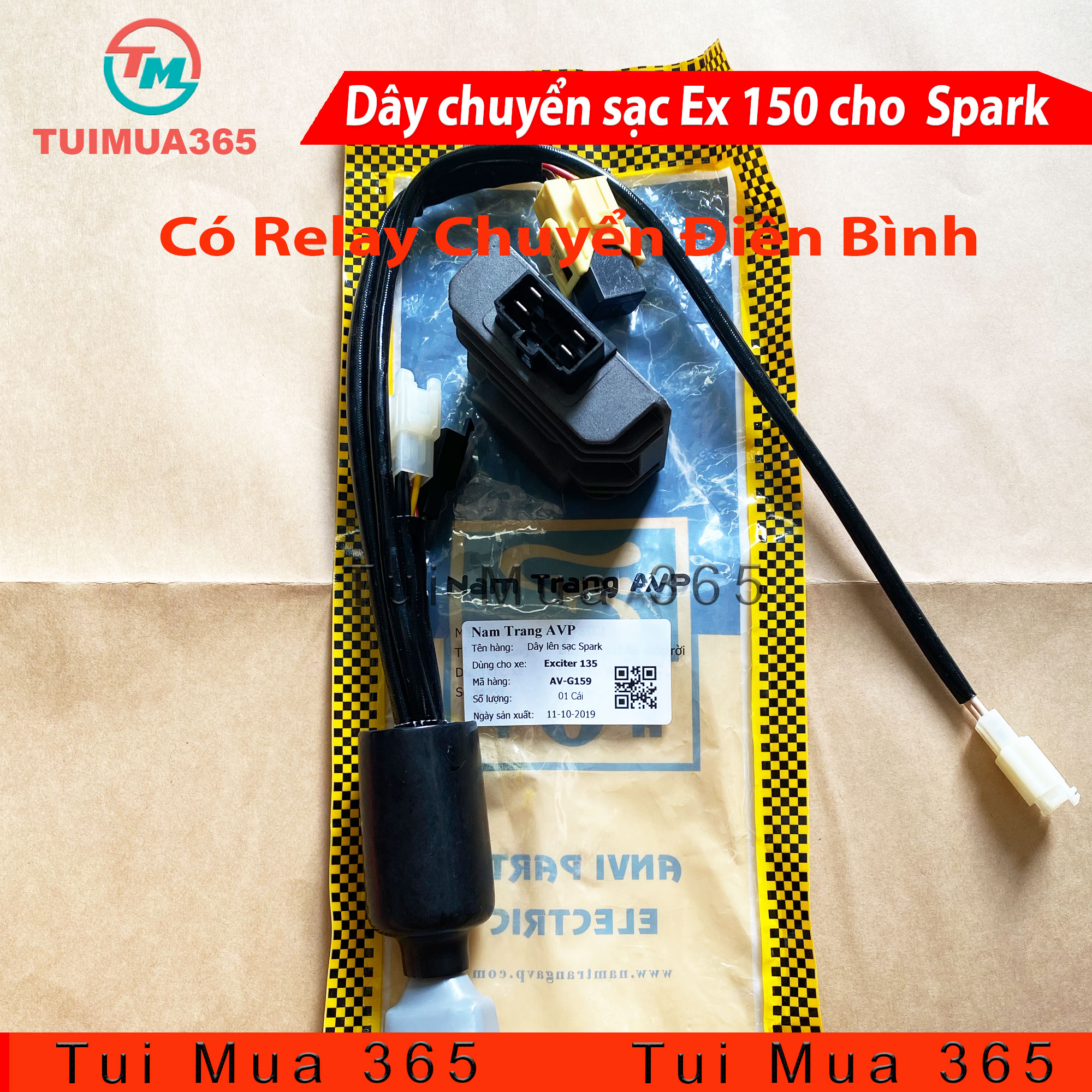 FULL BỘ DÂY CHUYỂN SẠC EXCITER 150 CHO SPARK 135CC