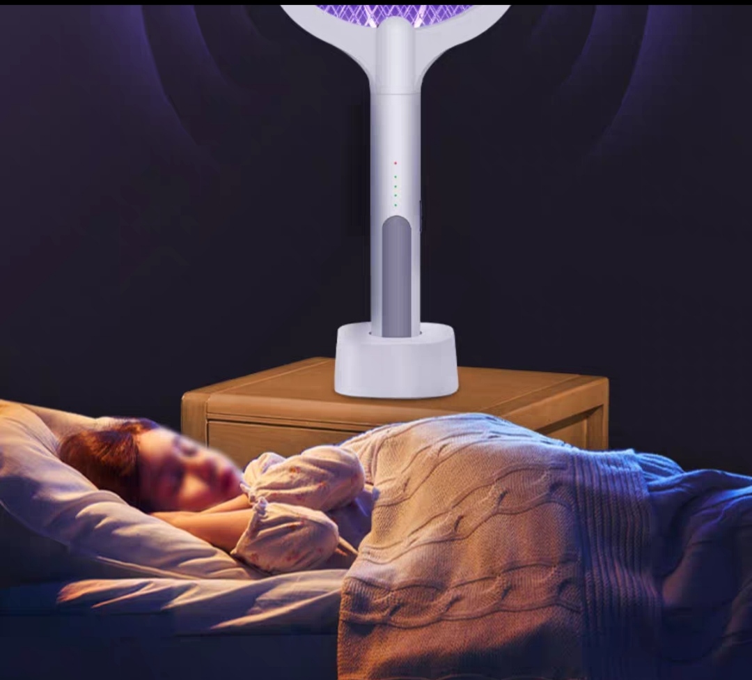Vợt Muỗi Thông Minh 3 Trong 1 Tích Hợp Vợt Bắt Muỗi, Bẫy Muỗi và Đèn Ngủ Siêu Tiện Lợi, An Toàn Giúp Bảo Vệ Sức Khẻo &amp; Giấc Ngủ Gia Đình Bạn