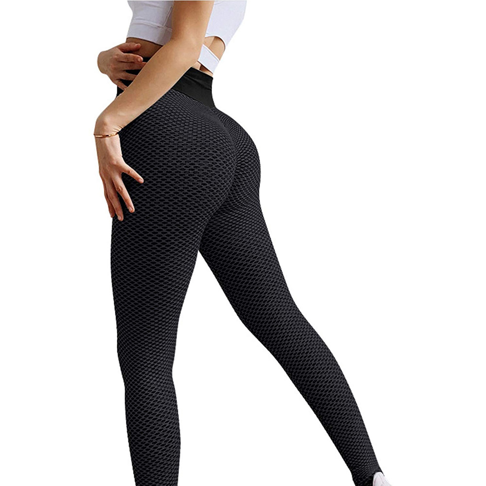Quần legging tập thể dục, thể thao cho nữ, chất liệu vải đàn hồi, nâng eo, thoáng khí
