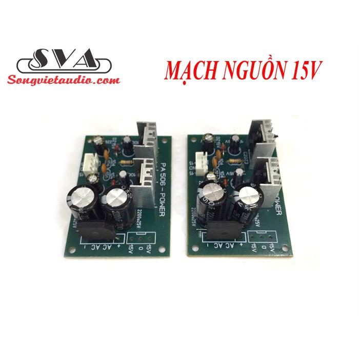 MẠCH NGUỒN 15V ĐÔI - 1 MẠCH