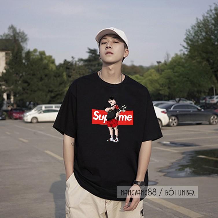 Áo Thun Tay Lỡ Unisex Sup Chư Bát Giới Siêu Cute