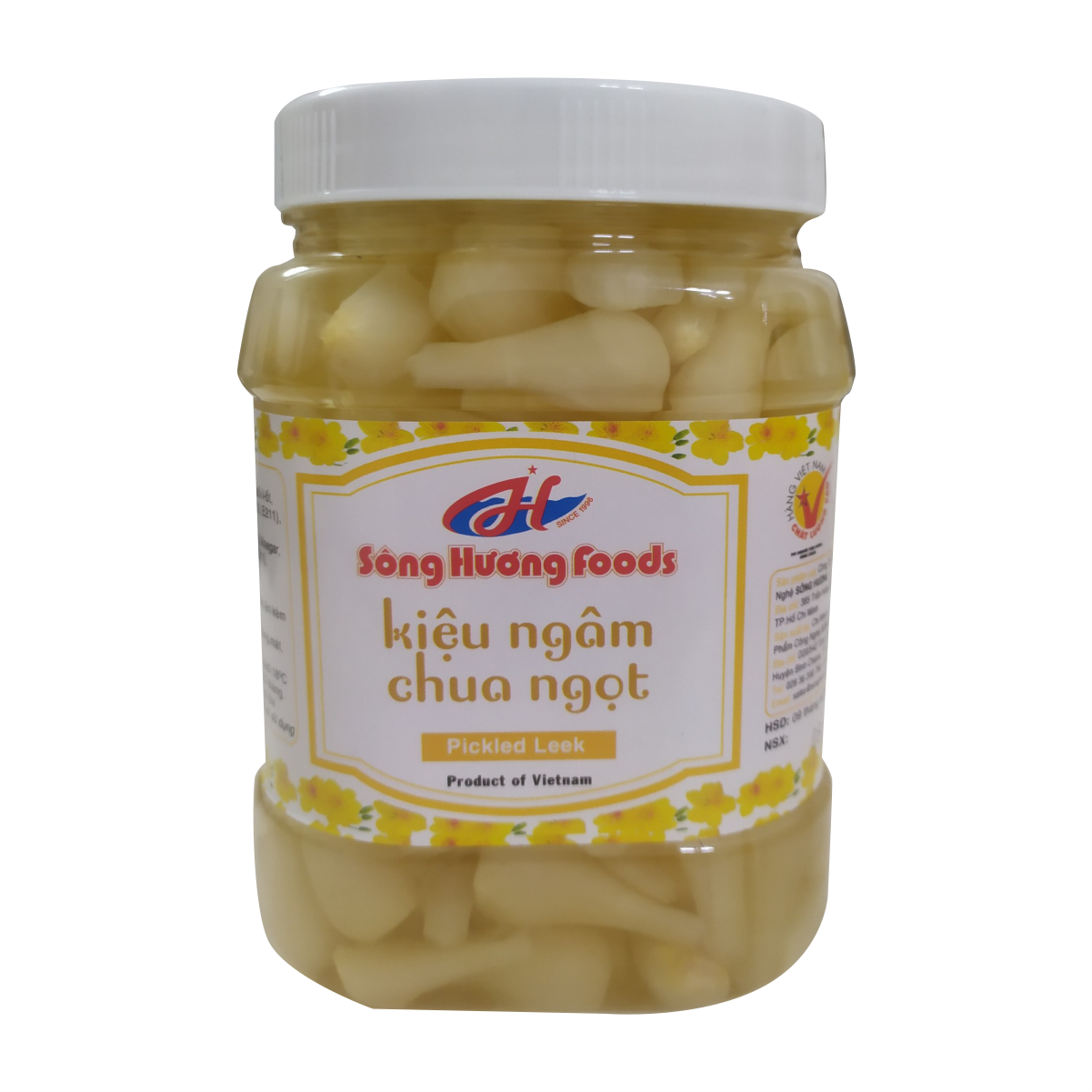 Củ Kiệu Ngâm Chua Ngọt Sông Hương Foods Hũ 1000g - Hàng Chính Hãng