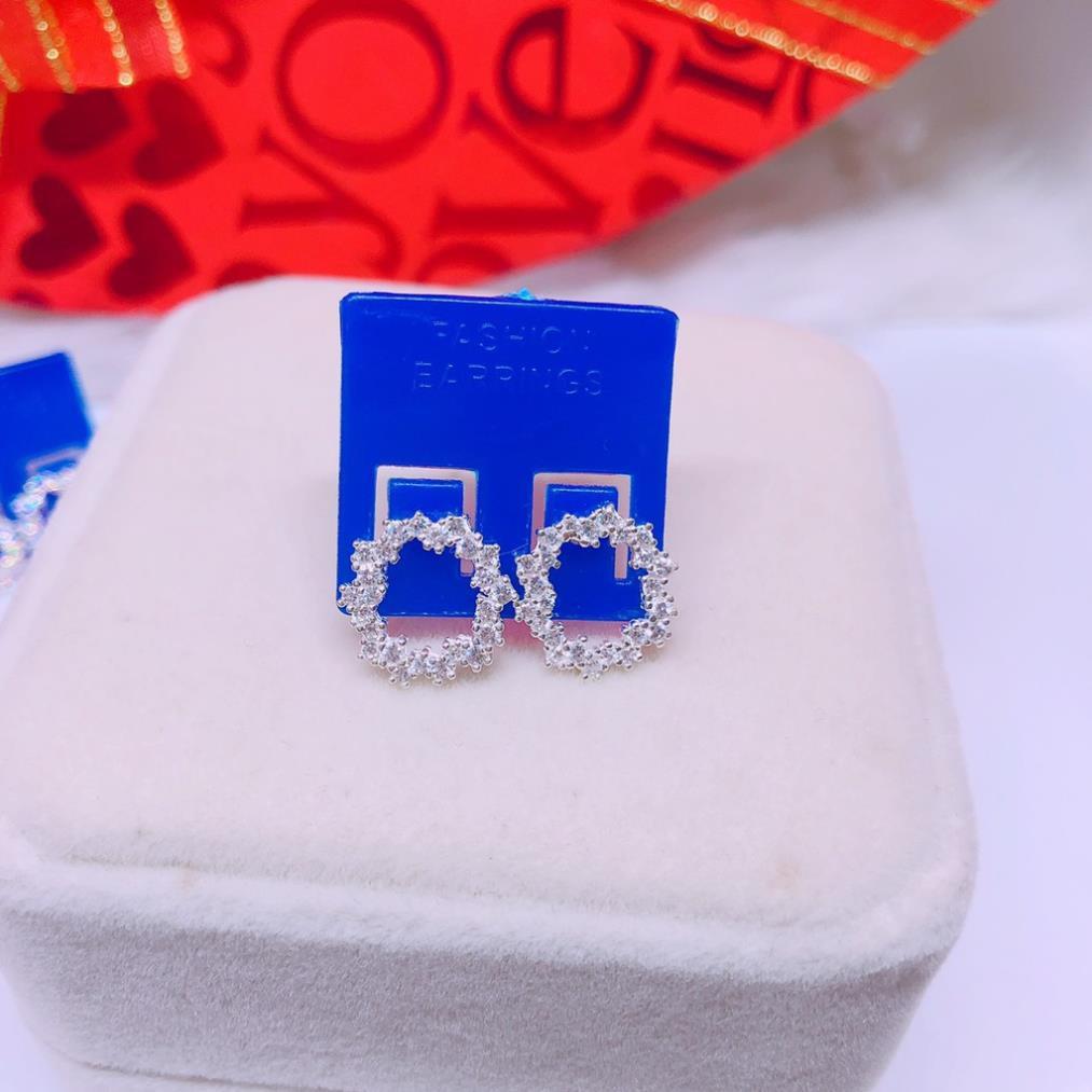 Bông tai nữ bạc huyền thoại biển xanh mẫu hot trend