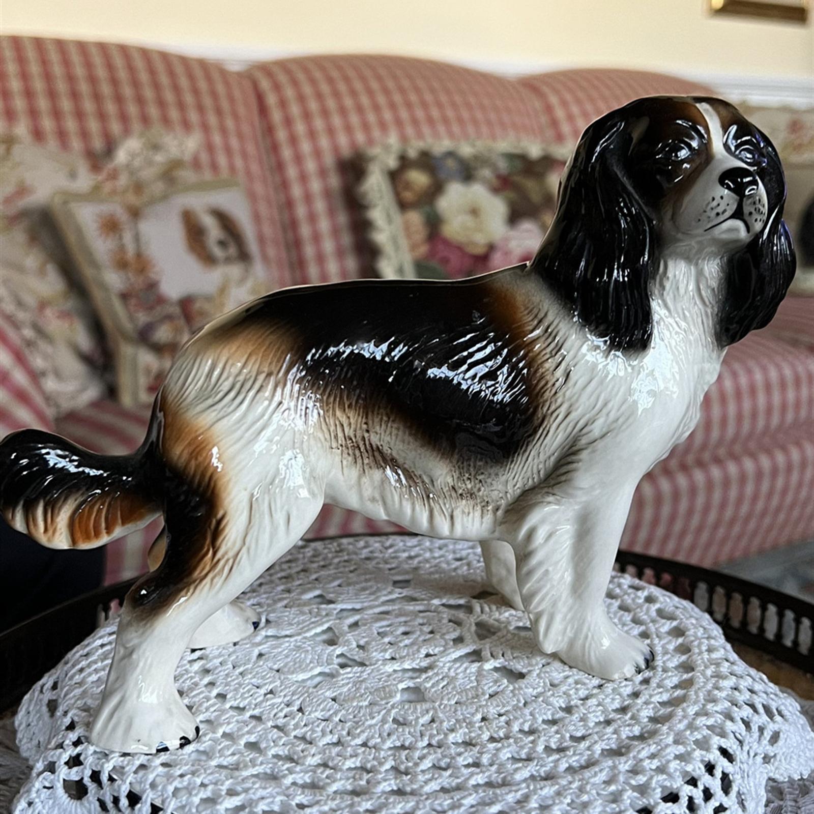 Adorable Dog Animal Figurine Statue Resin Animals Figure for Decoration
