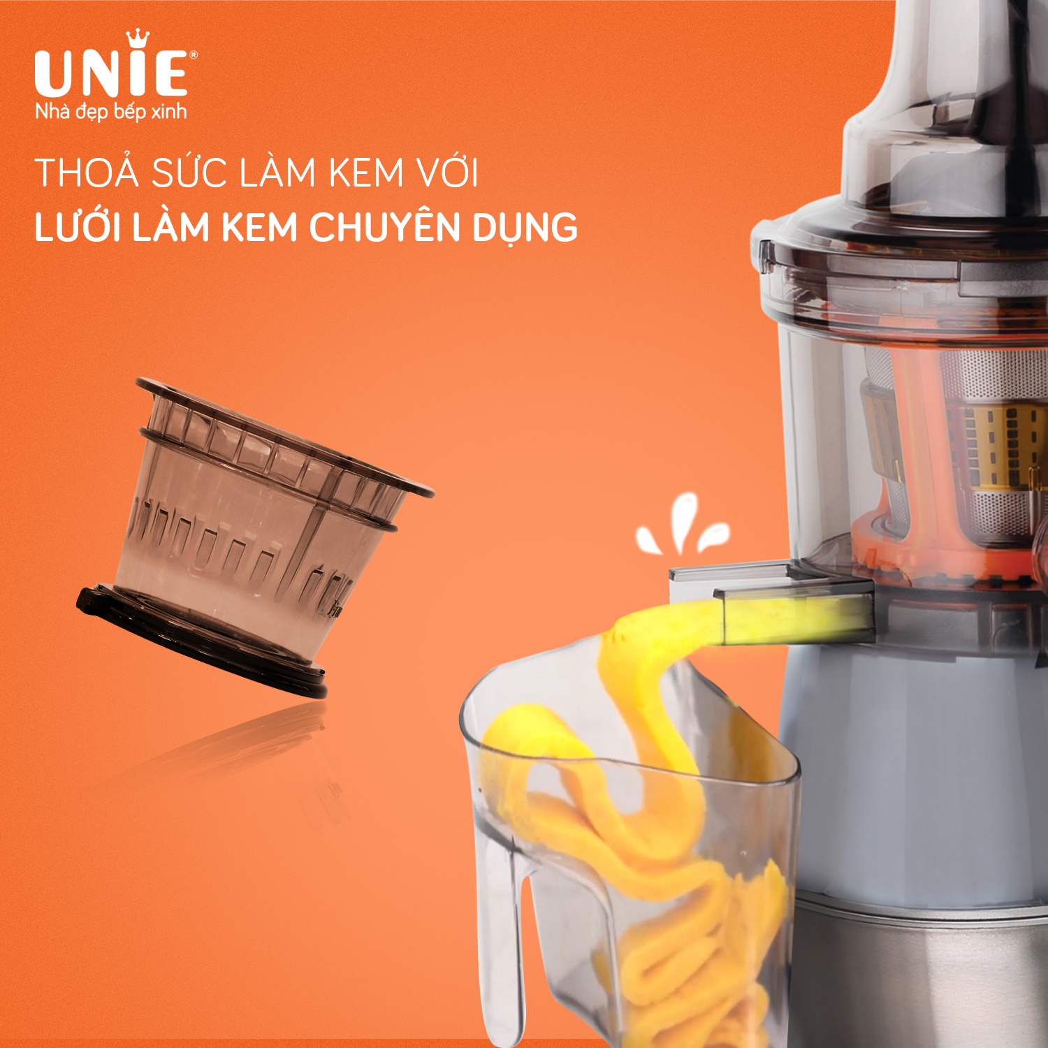 Máy ép chậm UNIE UE-580 - Hàng chính hãng