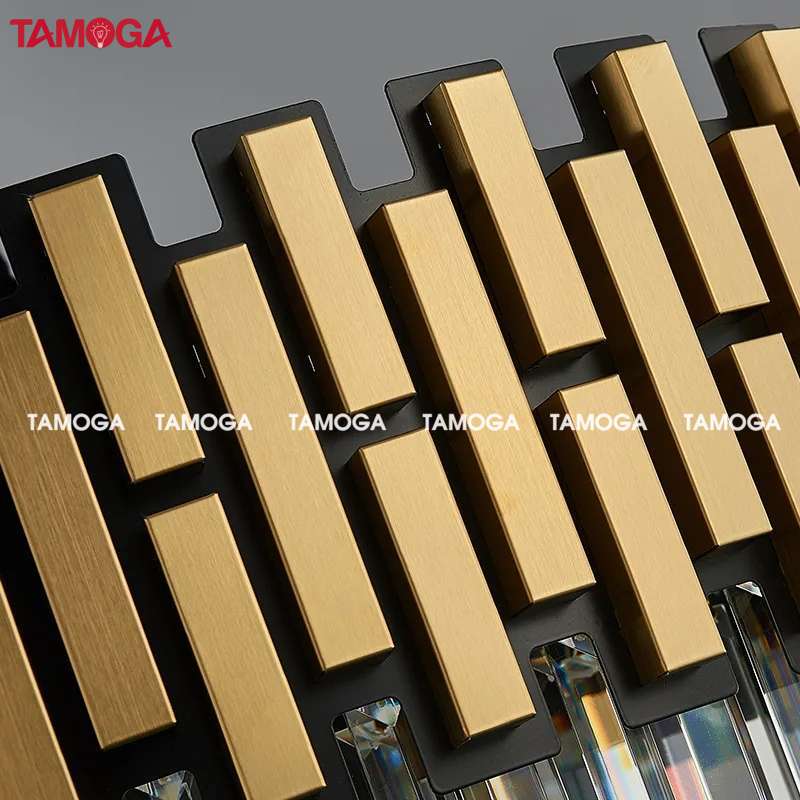 Đèn treo trần pha lê phòng khách TAMOGA CINVIA MS032 Kích thước 800mm