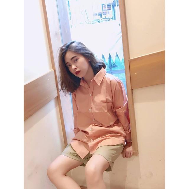 Quần short kaki màu be nam nữ unisex