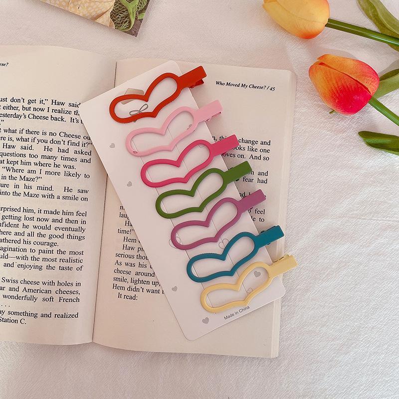 PVN49149 Kẹp Tóc Kim Loại Nhiều Màu Sắc Thiết Kế Đơn Giản Cho Nữ