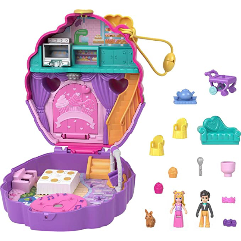 Đồ Chơi POLLY POCKET Và Thế Giới Tiệc Trà Cupcake HKV31/FRY35