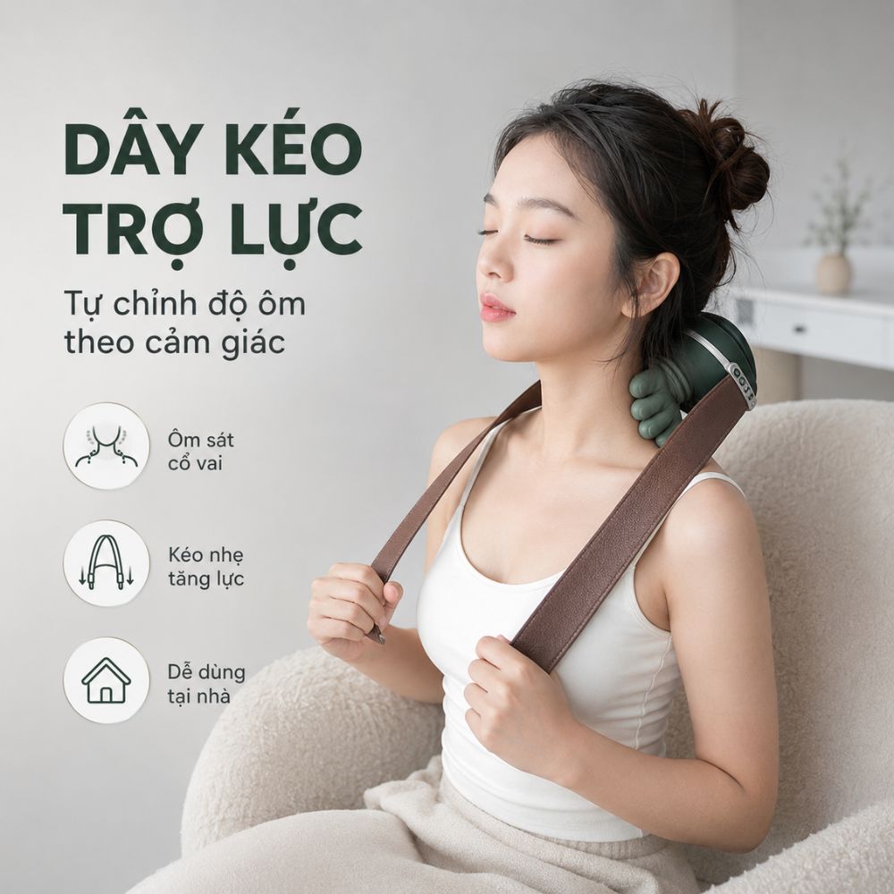 Máy Massage Cổ Vai Gáy Kachi MK449 - Giải Pháp Thư Giãn Hoàn Hảo - Hàng chính hãng