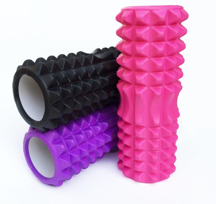 Con Lăn Foam Roller Massage gai 33cm- Ống Lăn Dãn Cơ Tập Gym, Yoga, Thể Hình