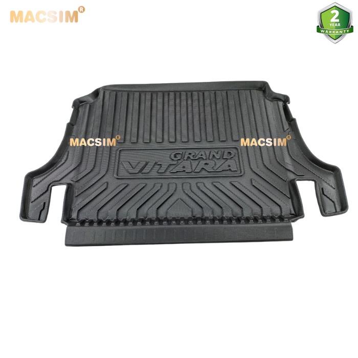 Thảm lót cốp Suzuki Vitara 2003- 2016 (qd) nhãn hiệu Macsim chất liệu tpv cao cấp màu đen hàng loại 2
