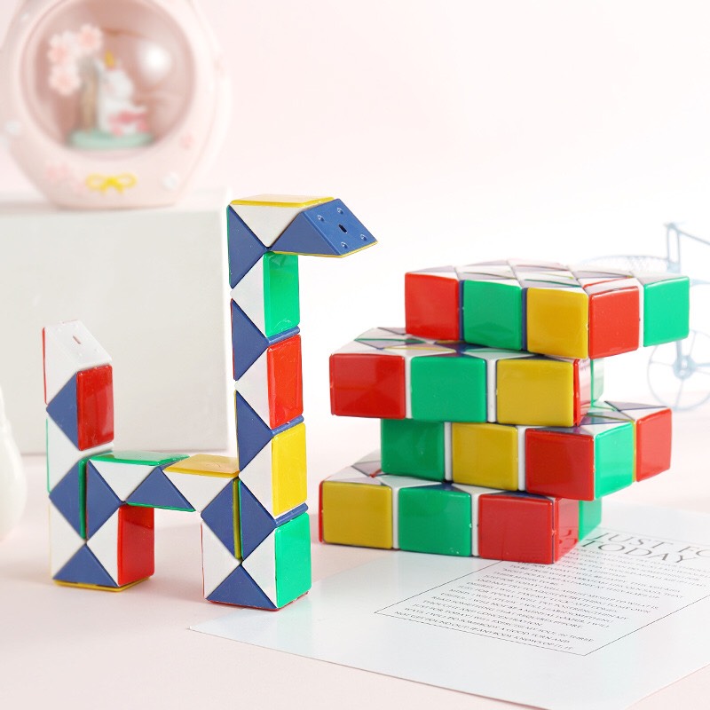 Rubik Biến Thể Gía Rẻ - Rubik Xoay Snake Biến Hình - Biến Thể Của Rubik Lập Phương