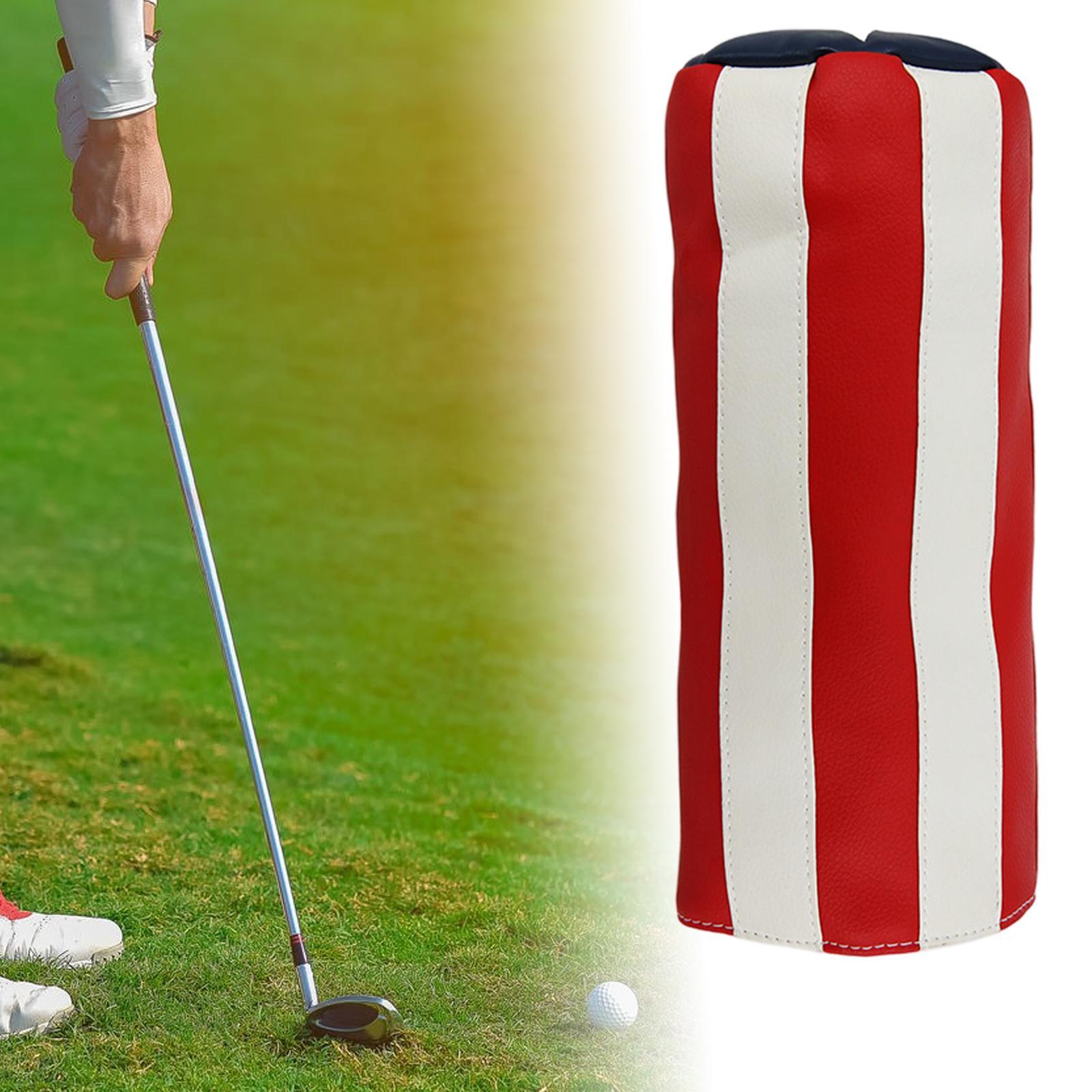 Golf Club Cover Wood Headcover Protector Stylish Scratch Resistant Lightweight Plush Lining Wear Resistant Golf Accessories Protective Cover