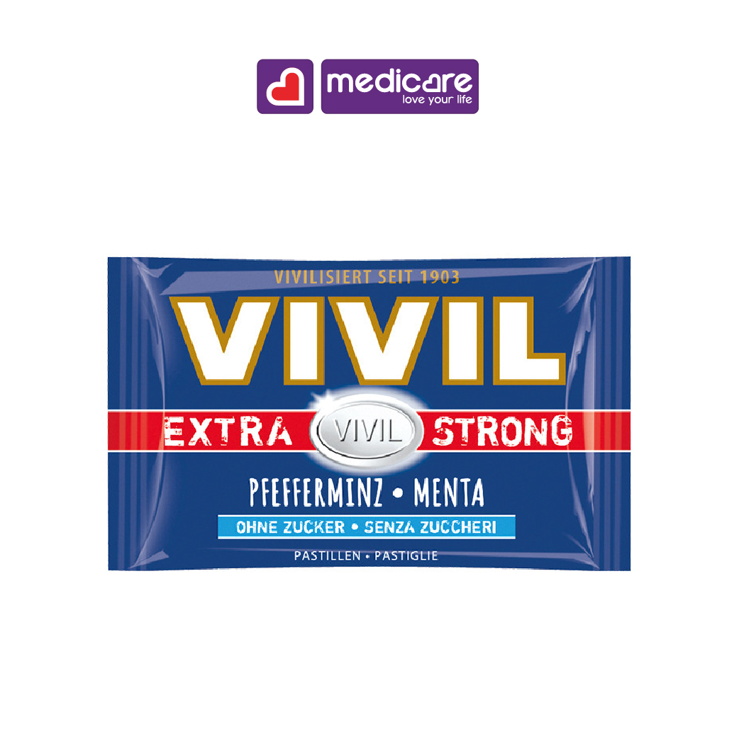 VIVIL Kẹo Ngậm Không Đường gói 25g