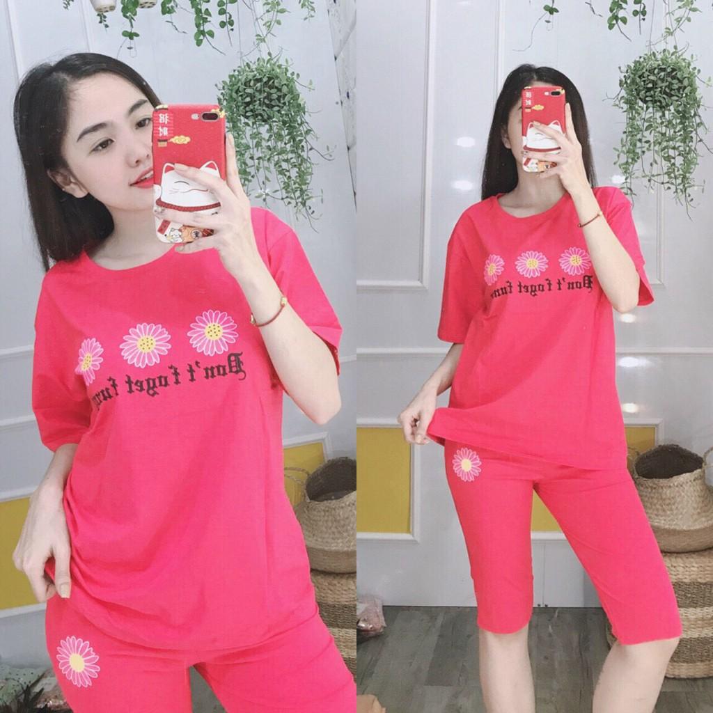 (Có tới size 85kg) Đồ Bộ Nữ, Đồ bộ thun cotton, set bộ mặc nhà đẹp