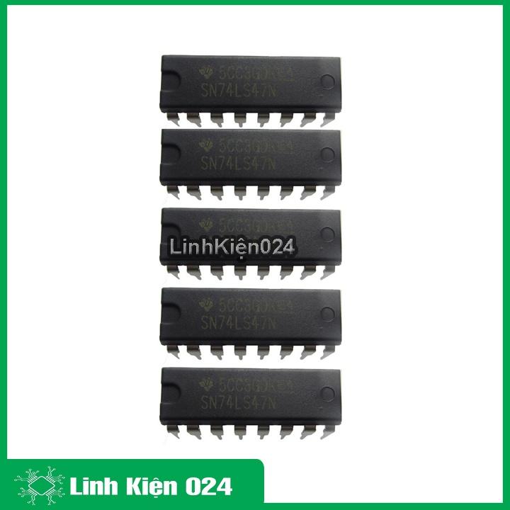 74LS47 BCD to 7-segment Decoder/Driver DIP16