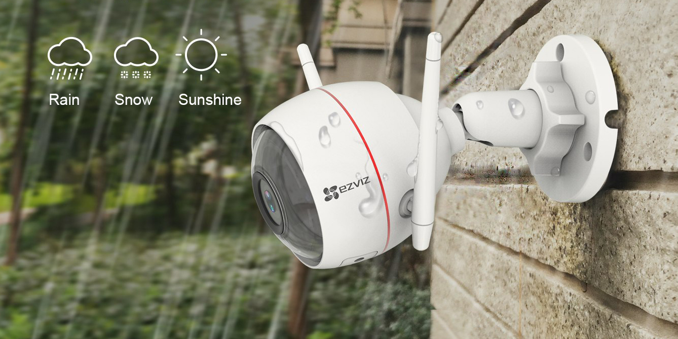 Camera IP wifi Ezviz Cs-CV310 báo động kèm thẻ nhớ 32GB Sandisk - Hàng chính hãng