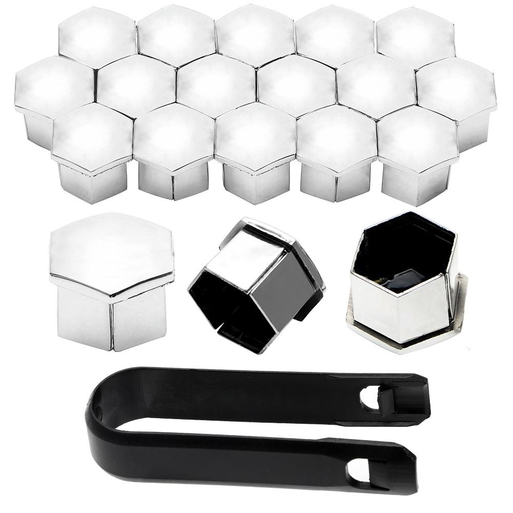 Nắp đậy ốc vít trang trí vành bánh xe hơi cho Peugeot 207 301 307 308 408 508 3008 15Piece