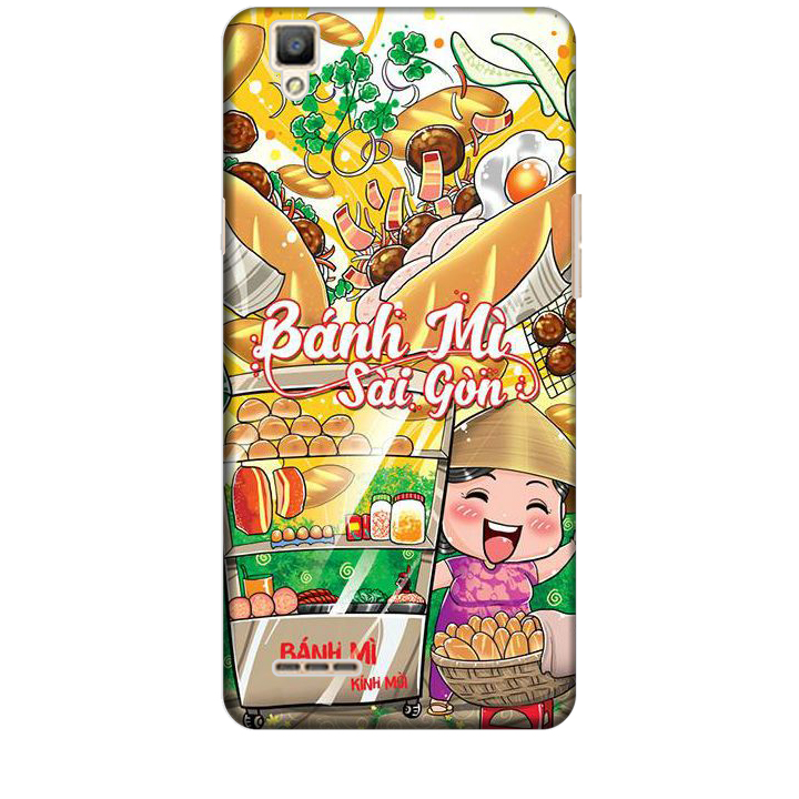 Ốp lưng dành cho điện thoại OPPO F1 hình Bánh Mì Sài Gòn - Hàng chính hãng