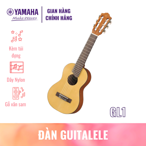 Đàn Guitalele YAMAHA GL1 kèm túi đựng - Guitar dây nylon theo phong cách Ukulele, mặt đàn gỗ vân sam, nhỏ gọn, sản phẩm chính hãng