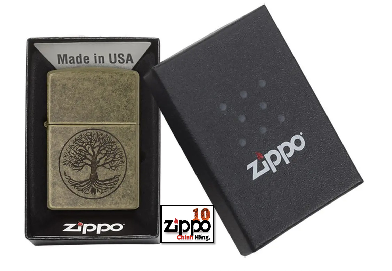 Bật lửa Zippo 29149 Tree of Life - Chính hãng 100%