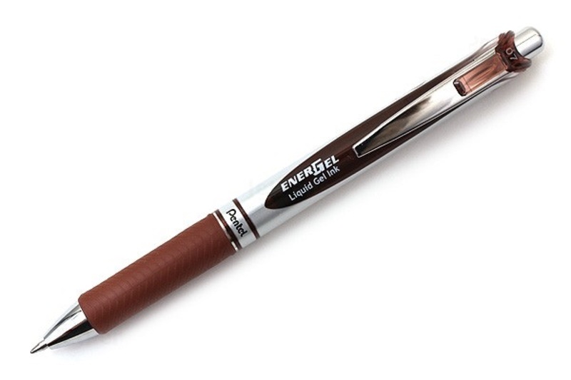 Bút gel Pentel EnerGel RTX BL77 - 0.7mm - Màu nâu (Brown)