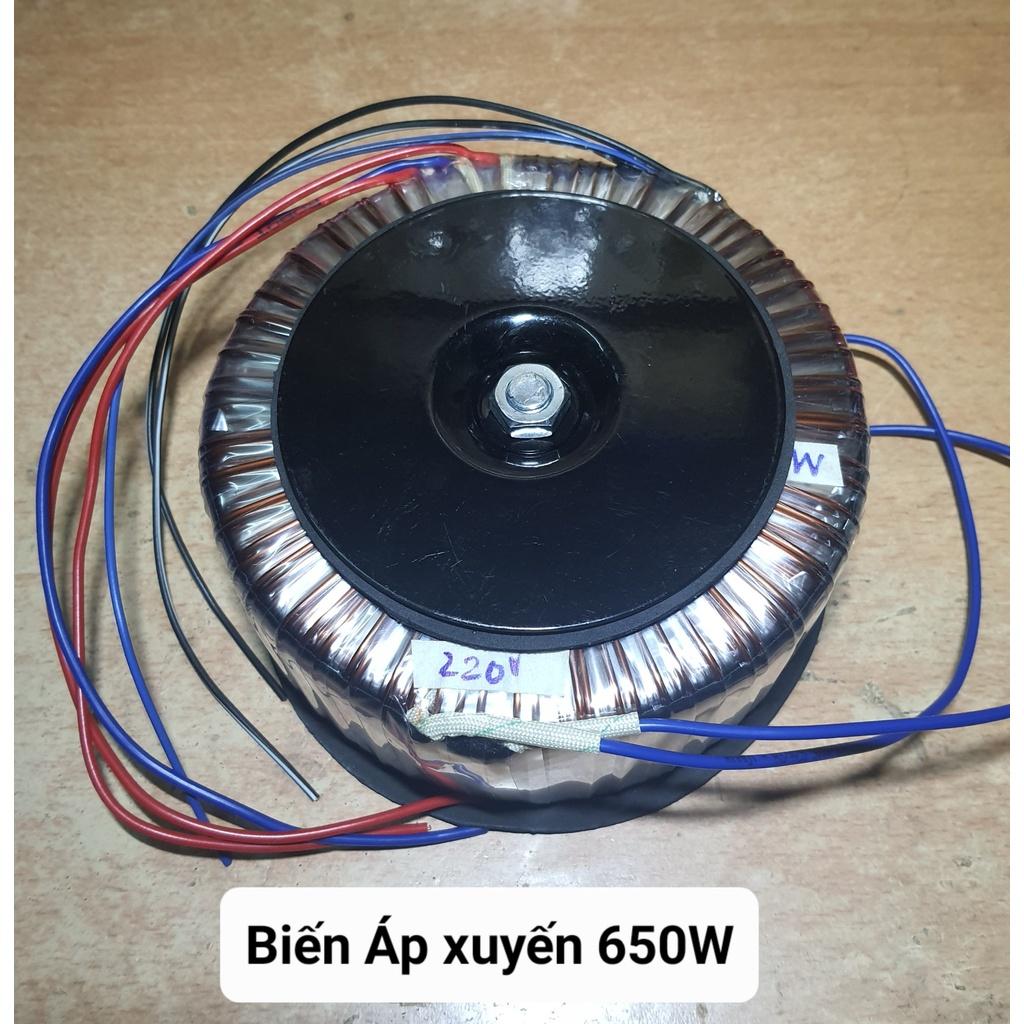 Biến áp xuyến 2U 650W (35V 0V 35V)(12V 0V 12V)