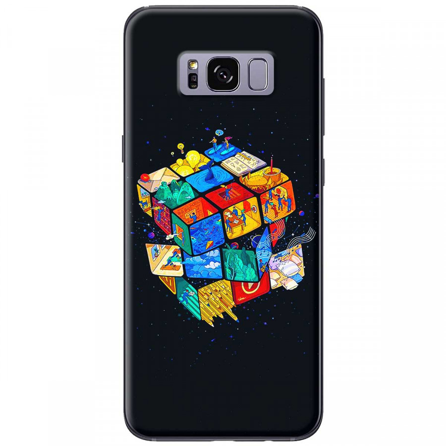 Ốp lưng dành cho điện thoại Samsung S8-Mẫu Rubik