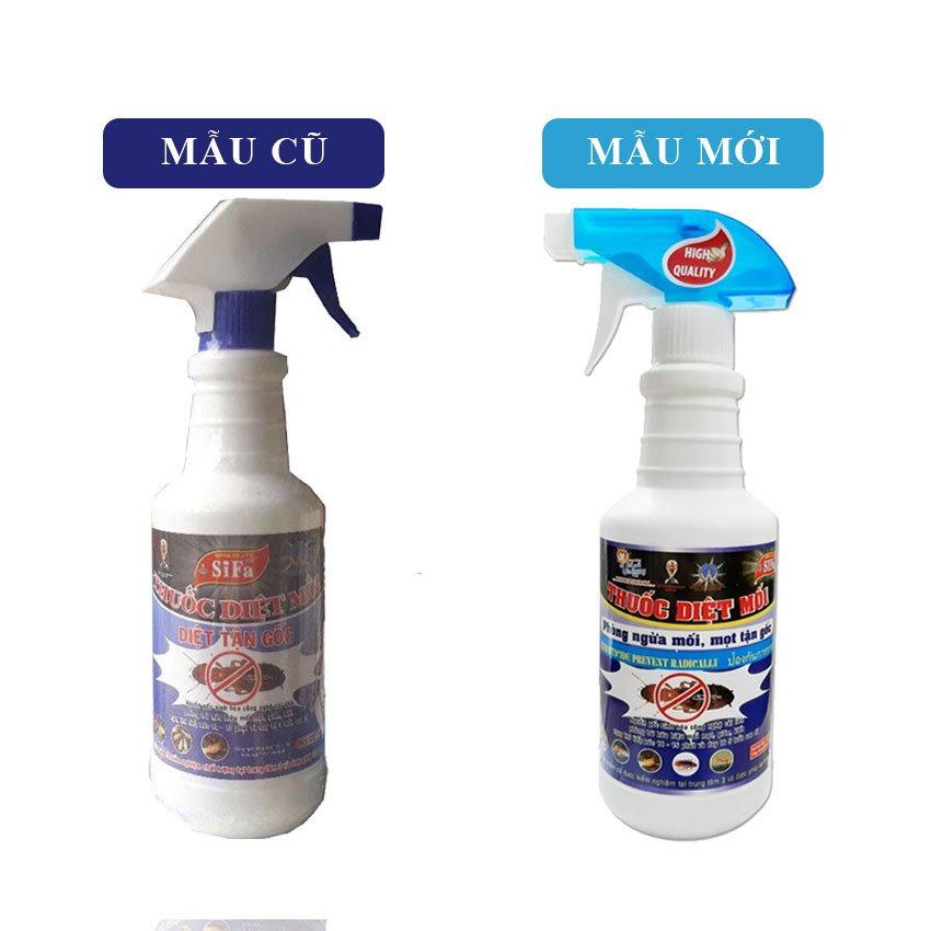 Diệt mối tận gốc tại nhà giá rẻ SIFA/ZIFAT 500ml an toàn tiện dụng, diệt mọt gỗ tủ bếp, sàn gỗ, khung cửa, cây trồng