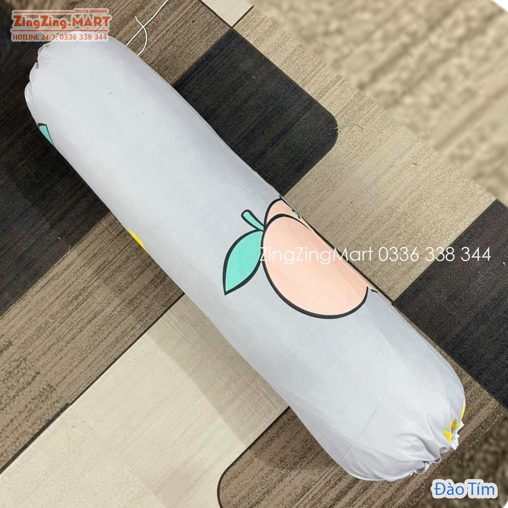 Vỏ Gối Ôm Cotton Poly Mẫu Đào Cam Siêu Đẹp (chát chọn mẫu