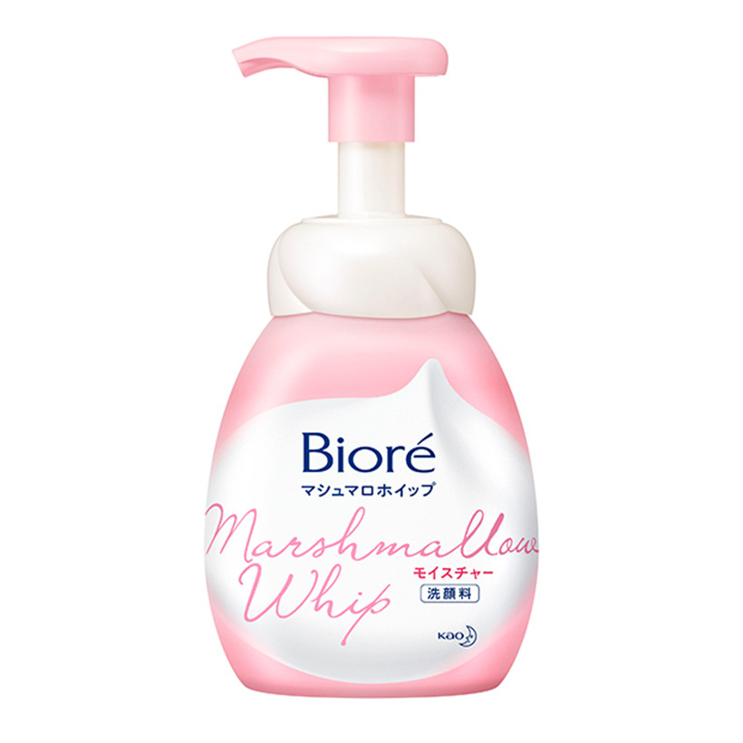 Bọt Rửa Mặt Dưỡng Ẩm -  Biore Marshmallow Whip Moisture 150ml