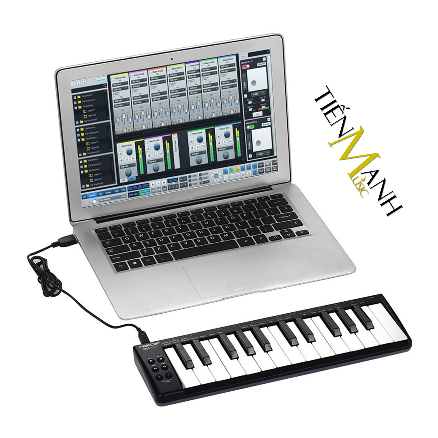 Nektar SE25 Midi Keyboard Controller 25 Phím Cảm ứng lực Bàn phím sáng tác - Sản xuất âm nhạc Producer Hàng Chính Hãng - Kèm Móng Gẩy DreamMaker